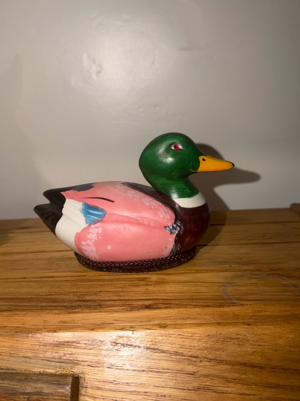 Vintage Decorative Mallard Duck Bird Figurine